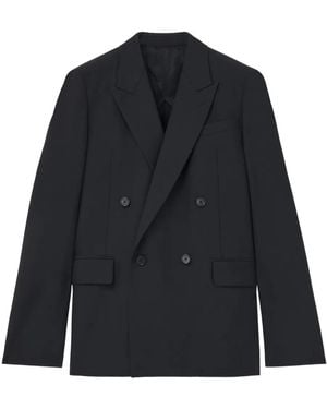 McQueen Blazer Doppiopetto Con Catena - Blu