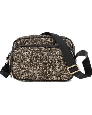 Borbonese Printed Shoulder Bag - Brown