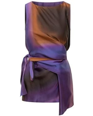Momoní Tie Waist Top - Purple