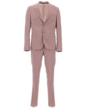 Emanuel Ungaro Peak-Lapel Single-Breasted Suit - Pink