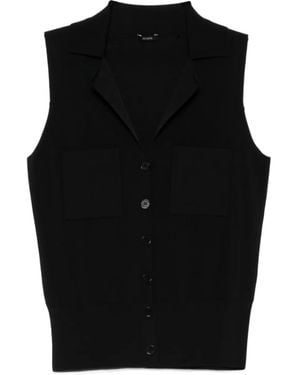 JOSEPH Milano Vest - Black