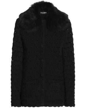 Dolce & Gabbana Chaqueta De Ganchillo - Negro
