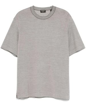 ZEGNA Basic T-Shirt - Grey