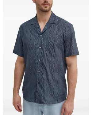 Liu Jo Overhemd Met Korte Mouwen En Patroon - Blauw
