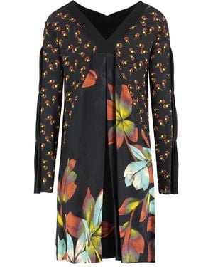 Etro Floral-Print Dress - Black