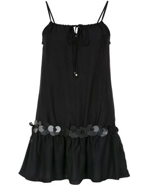 Amir Slama Embellished Straight Dress - Black