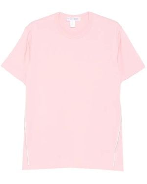 Comme des Garçons Side-Zip T-Shirt - Pink