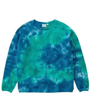 Gramicci Tie-Dye Crew-Neck Long-Sleeve Sweatshirt - Blue