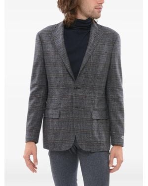 Corneliani Nino Danieli Checked Blazer - Grey