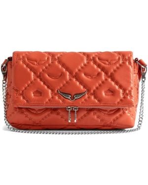 Zadig & Voltaire Gesteppte Schultertasche - Rot