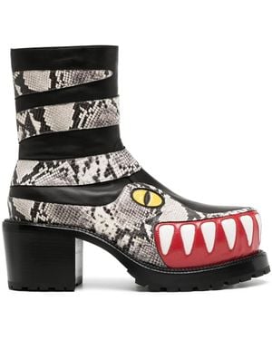 Walter Van Beirendonck Viper 70Mm Boots - Black