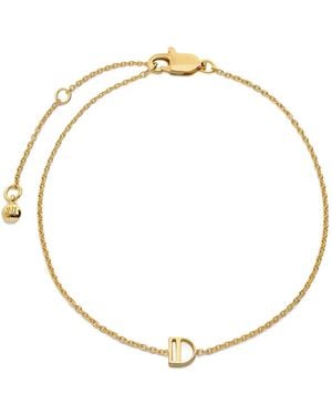 Monica Vinader Initial Chain Bracelet - Metallic