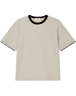 Studio Tomboy X Striped Round-Neck T-Shirt - White