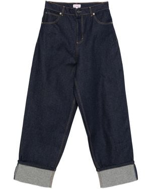 Charles Jeffrey Cuffed Jeans - Blue