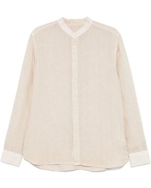 120% Lino Camicia - Bianco