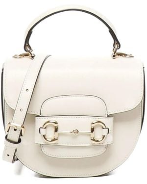 Gucci Horsebit 1955 Tote Bag - White
