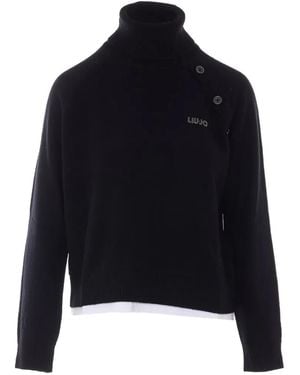 Liu Jo Jersey Con Detalle De Botones - Azul
