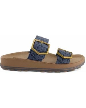 FANTASY SANDALS Taylor Woven Buckle-Fastening Sandals - White