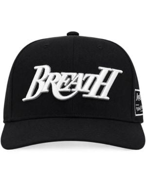 BREATH X Mitchell & Ness Embroidered Snapback Cap - Black