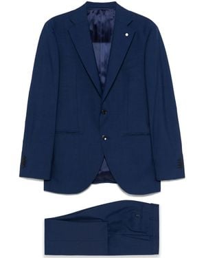 Luigi Bianchi Virgin-Wool Suit - Blue