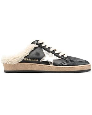 Golden Goose Ball Star Sabot Sneakers - White