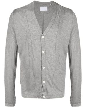 Private Stock The Constantine Mélange-Effect Cardigan - Grey