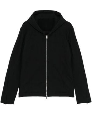 DEVOA Zip-Up Hoodie - Black