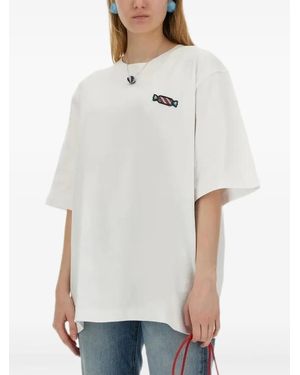Fiorucci Appliqué T-Shirt - White
