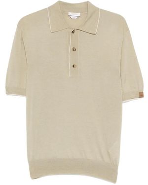 Jacob Cohen Button Placket Short-Sleeve Polo Shirt - White