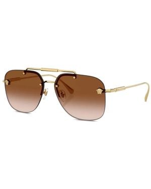 Versace Medusa Head Sunglasses - Brown