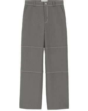 Ami Paris New Wool Worker Trousers - Grey