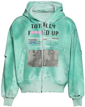 Astrum Sudadera Con Capucha Y Estampado Gráfico - Verde