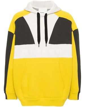 Isabel Marant 'Wasil' gelbe Baumwollblend -Sweatshirt