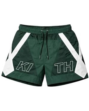Kith Turbo Panelled Shorts - Green