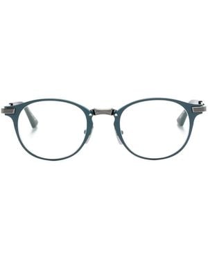 Dita Eyewear Radicon Brille Mit Rundem Gestell - Blau
