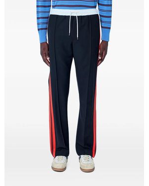 Wales Bonner Pantalon De Jogging Energy À Rayures Latérales - Blue
