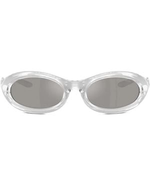 DIESEL Gafas de sol con montura oval - Gris