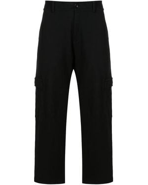 Amir Slama Panelled Cargo Trousers - Black