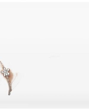 Tous Flower Chain Bracelet - White