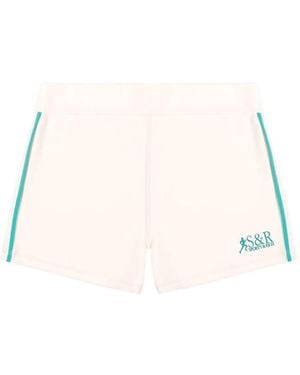 Sporty & Rich Sr Runner Active Shorts - Natural