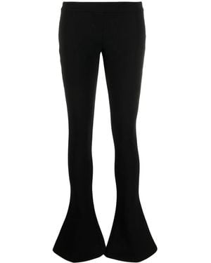 Balmain Low-Waist Flared Trousers - Black