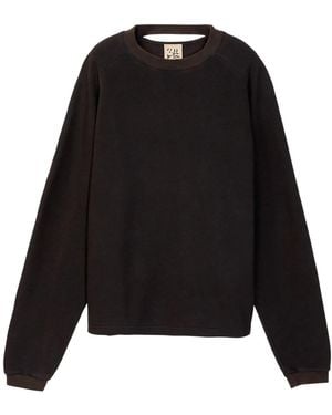 CAMPERLAB クルーネック スウェットシャツ - ブラック