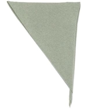 Extreme Cashmere Knitted Bandana Scarf - Green