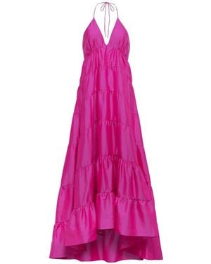 Azeeza Kitty Olesia Tiered Maxi Dress - Pink