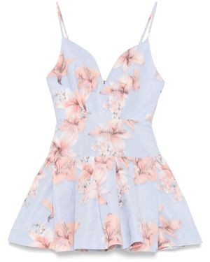 Maje Floral Mini Dress - White