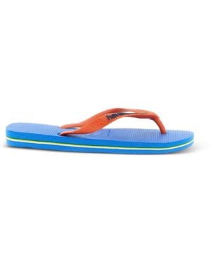 Havaianas Infradito Con Logo - Blu