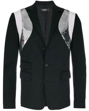 DSquared² Blazer Con Aplique De Lentejuelas - Negro