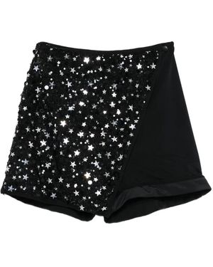 MITILIANE COUTURE Sequin-Embellished Shorts - Black