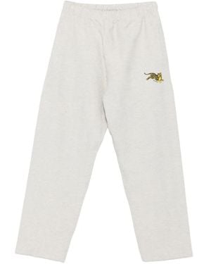 KENZO Pantalones De Chándal Con Motivo De Tigre - Blanco