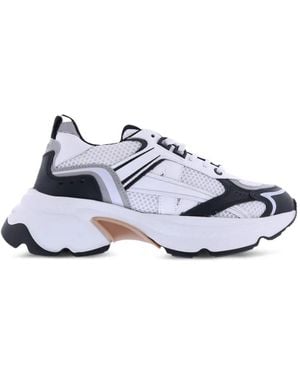 Nubikk Baskets Ross Nomad À Empiècements En Cuir - Blanc
